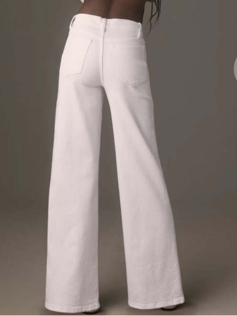 Frame Le Slim Palazzo Denim White Size 26 Blanc Full Length Jeans - Picture 4 of 10
